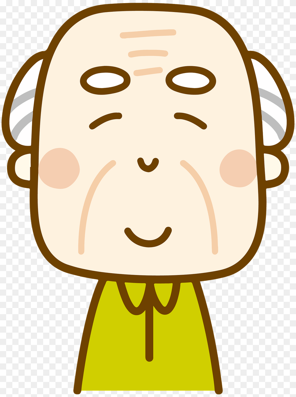 Smiling Old Man Clipart, Person Png Image