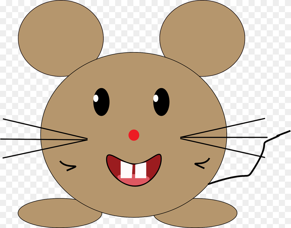 Smiling Round Mouse Clipart, Animal, Fish, Sea Life, Shark Free Transparent Png