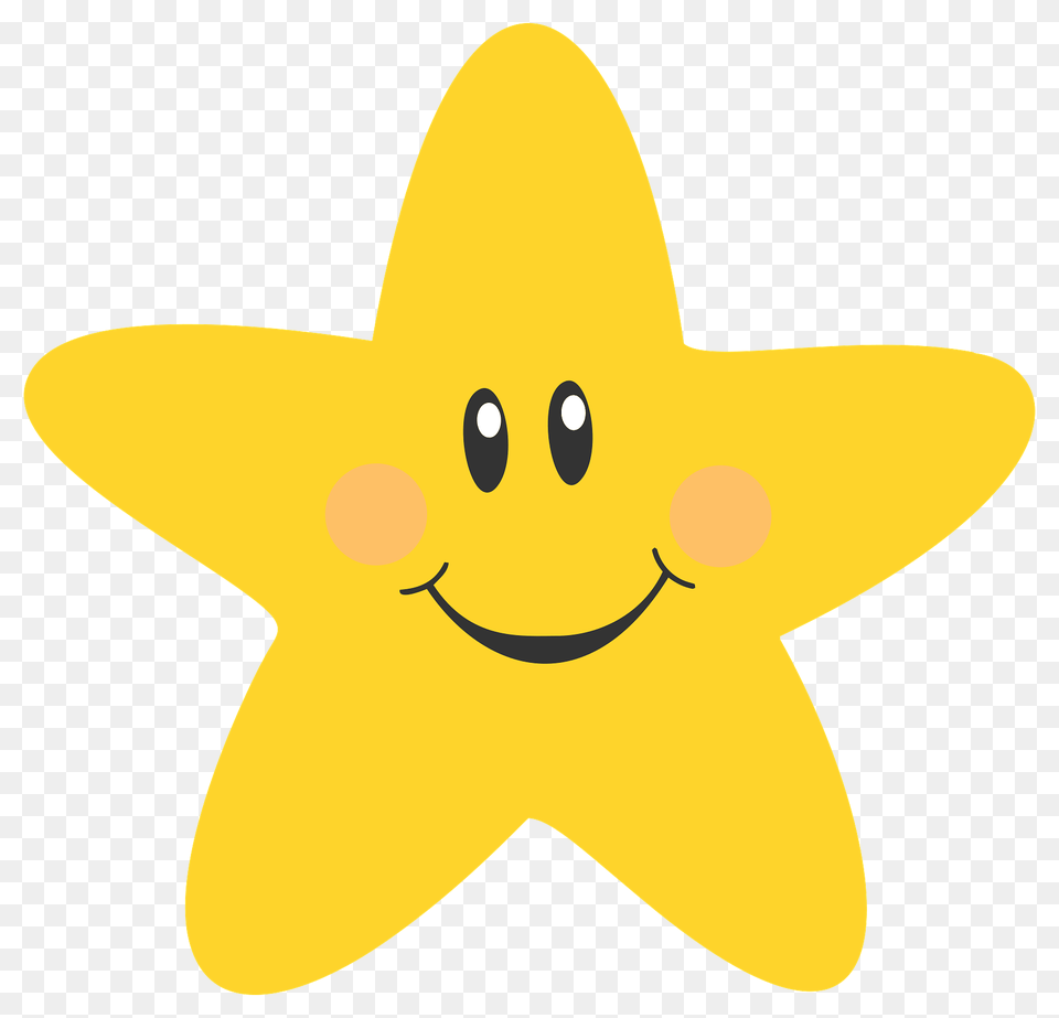 Smiling Star, Symbol, Star Symbol Png