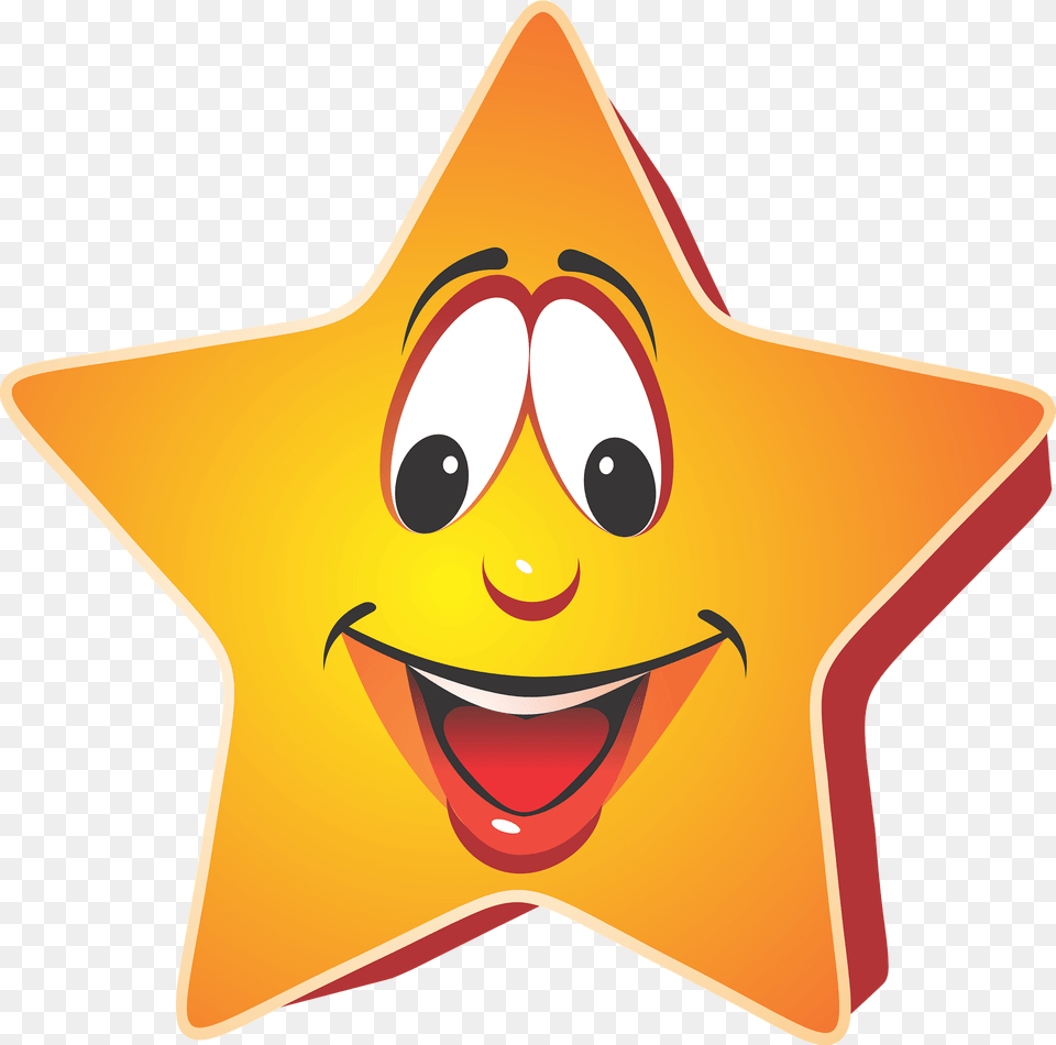 Smiling Star Clipart, Star Symbol, Symbol, Person Free Transparent Png