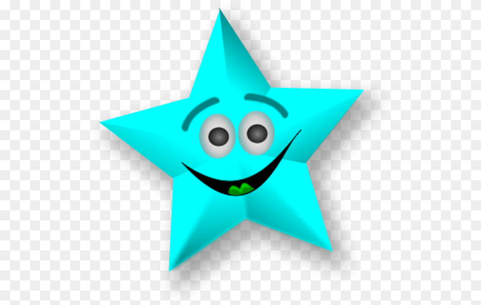 Smiling Star Vector Cartoon Stars With Faces, Star Symbol, Symbol, Animal, Fish Free Png