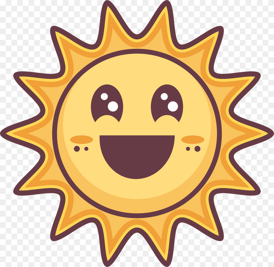 Smiling Sun Clipart, Food, Ketchup, Badge, Logo Free Png Download
