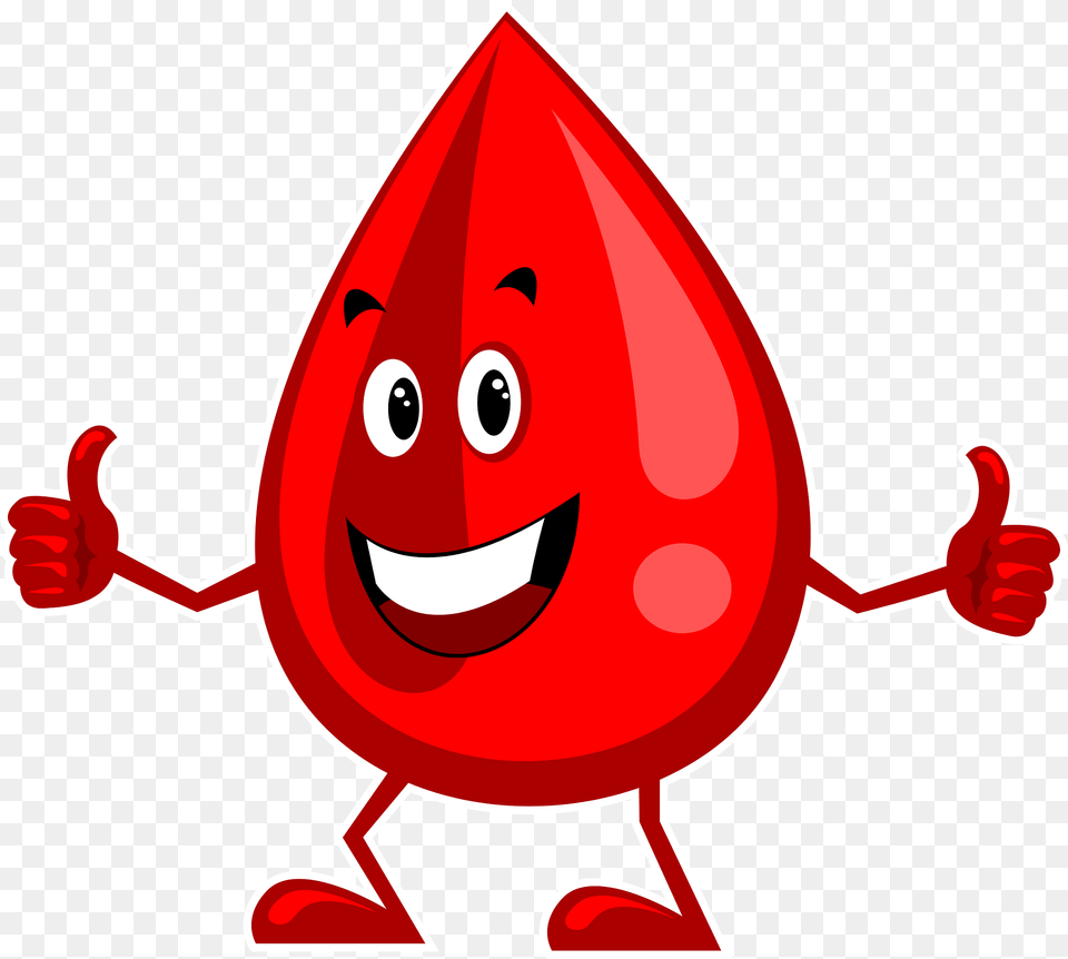 Smiling Thumbs Up Blood Droplet Clipart, Animal, Fish, Sea Life, Shark Png Image