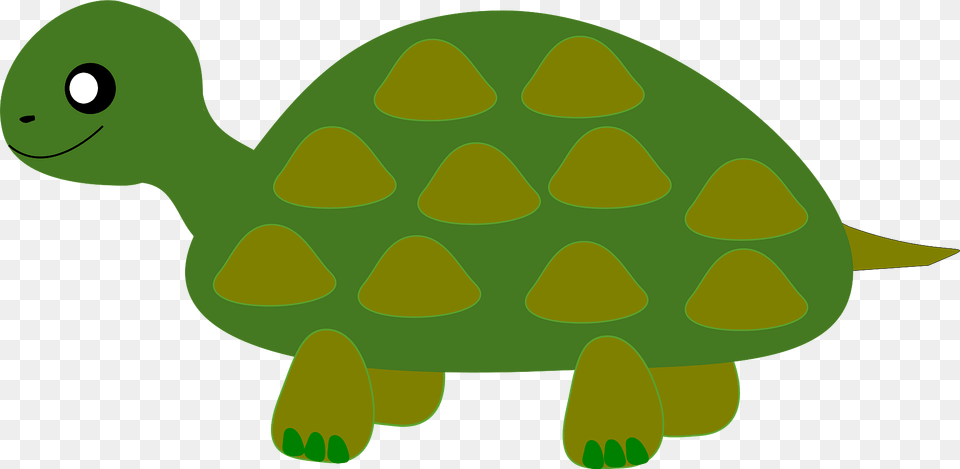 Smiling Turtle Clipart, Green, Animal, Reptile, Sea Life Free Png Download