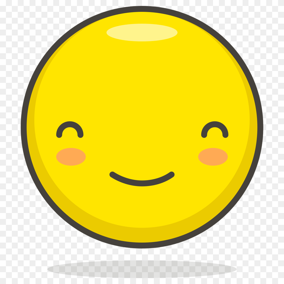 Smilingfacewithsmilingeyessvg Wikimedia Commons Smiley Face Eyes Closed, Egg, Food, Astronomy, Moon Free Png