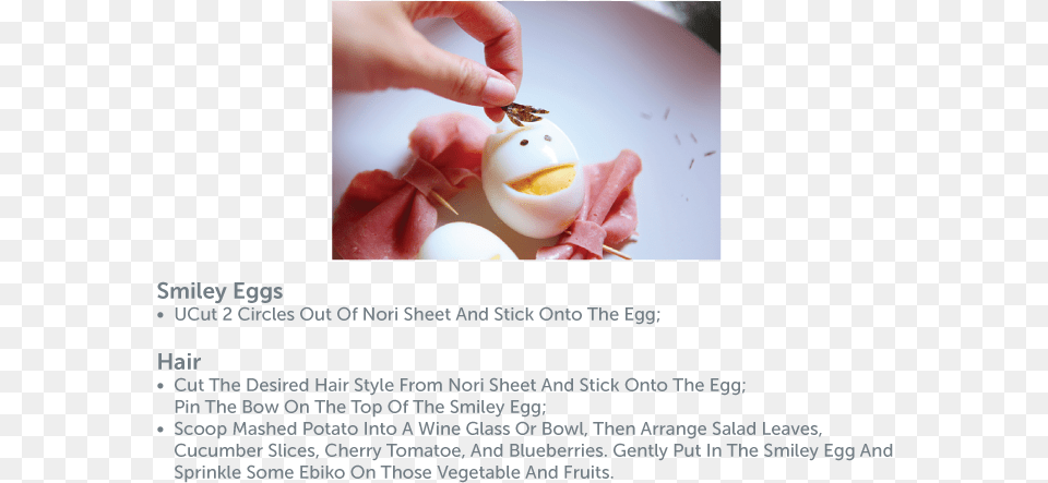 Smilley Eggs Salad Method 03 Egg, Food, Food Presentation, Baby, Person Png
