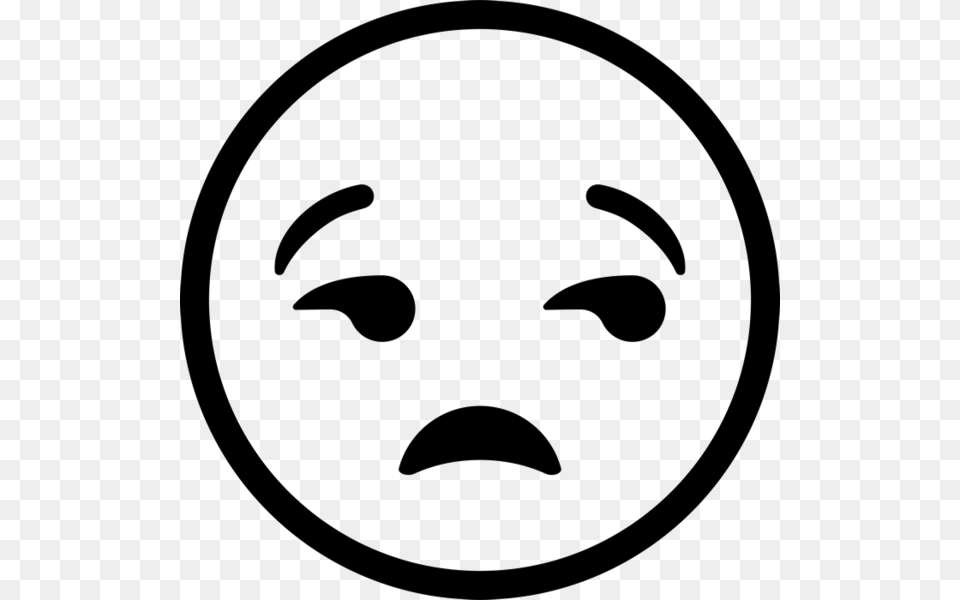 Smirk Emoji Black And White, Person Png