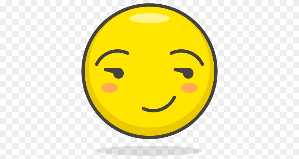 Smirk Emoji Database Of Emoji, Egg, Food, Face, Head Png Image