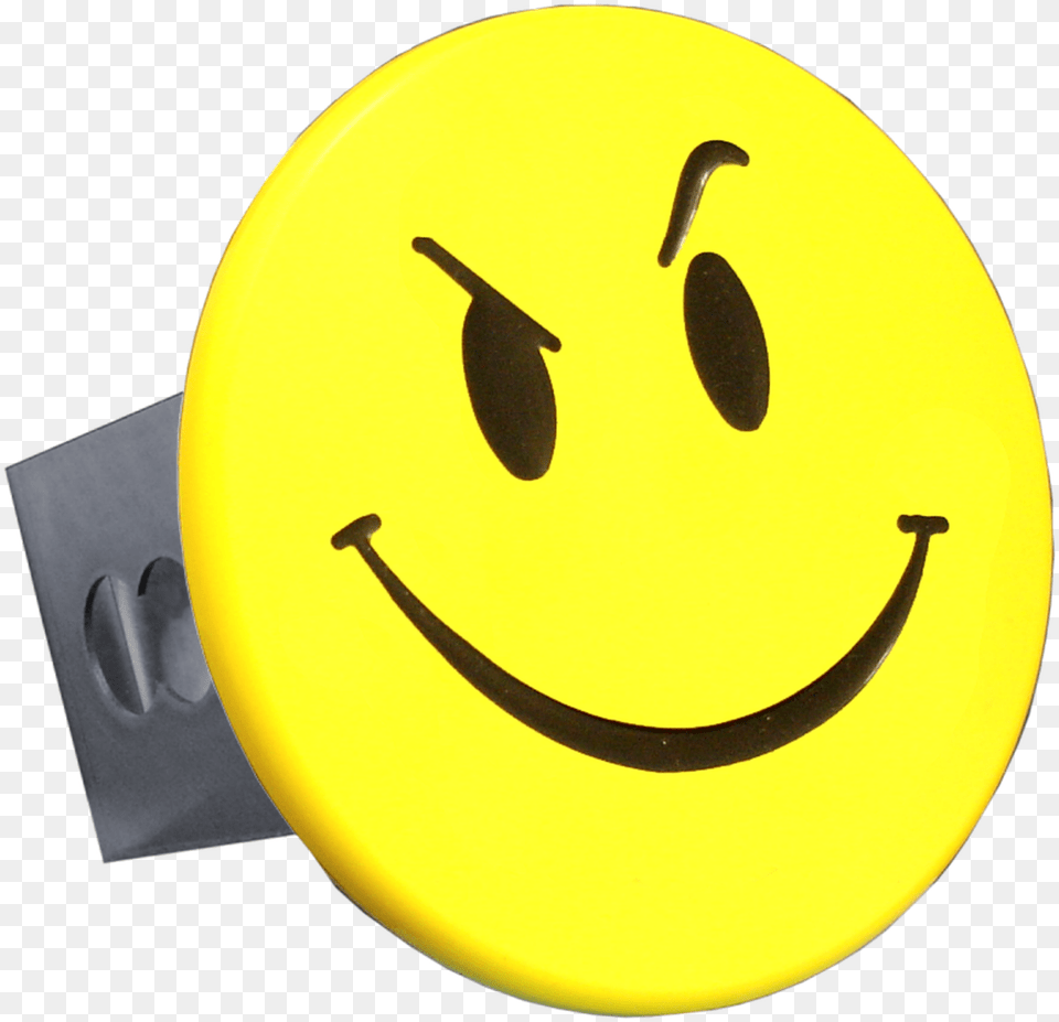 Smirk Face Stainless Steel Hitch Cover Happy, Food, Fruit, Plant, Produce Png