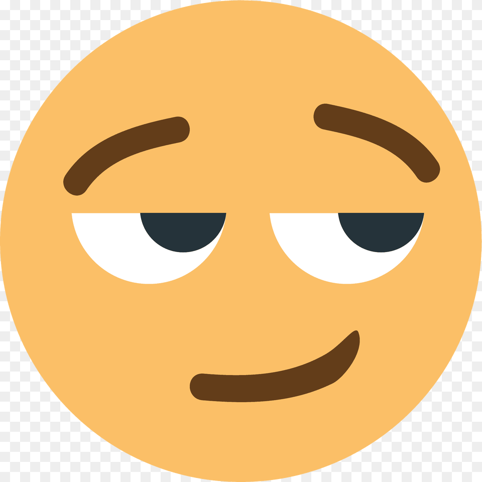 Smirking Face Emoji Clipart, Astronomy, Moon, Nature, Night Png