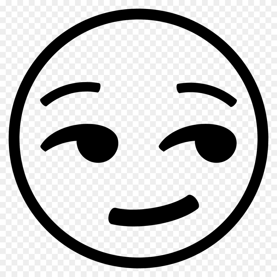 Smirking Face Emoji Clipart Free Png Download