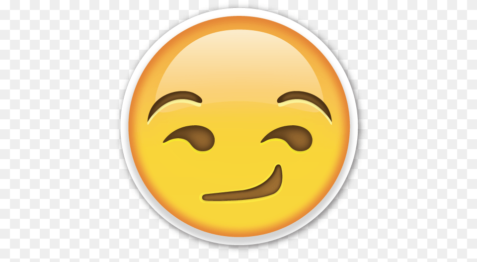 Smirking Face Emoji Emoji Emoji Stickers Emoji Faces, Nature, Outdoors, Sky, Disk Png Image