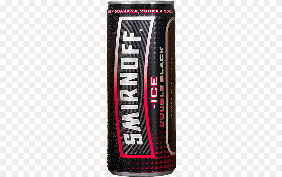 Smirnoff Ice Double Black 250ml Can Smirnoff Ice Double Black, Alcohol, Beer, Beverage, Lager Free Transparent Png