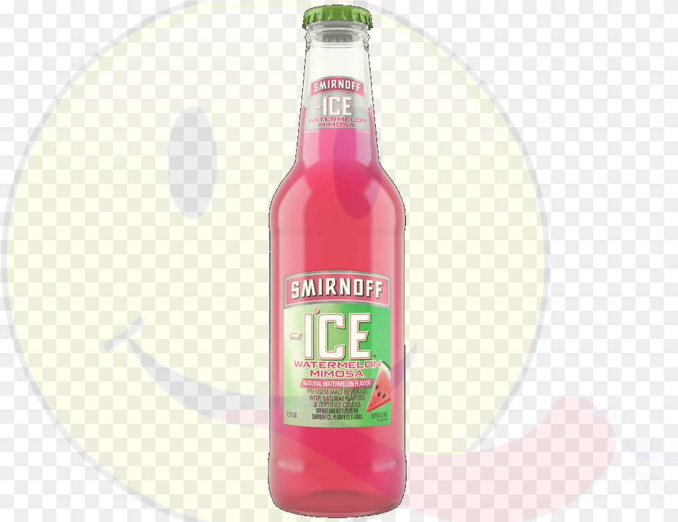 Smirnoff Ice Watermelon Mimosa Carbonated Soft Drinks, Alcohol, Beer, Beverage, Bottle Free Transparent Png