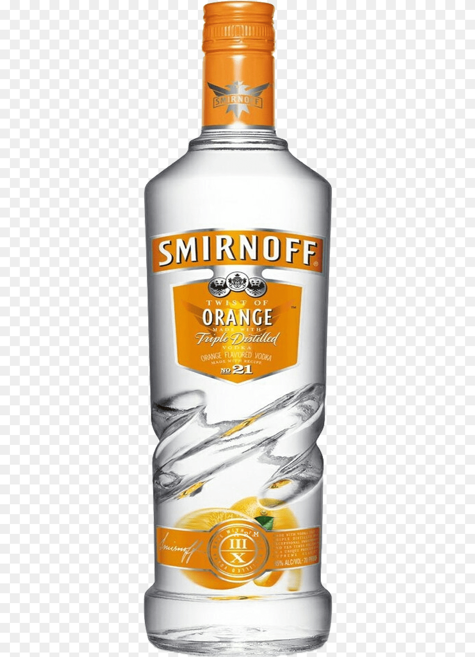 Smirnoff Orange Twist Vodka, Alcohol, Beverage, Liquor, Gin Free Transparent Png