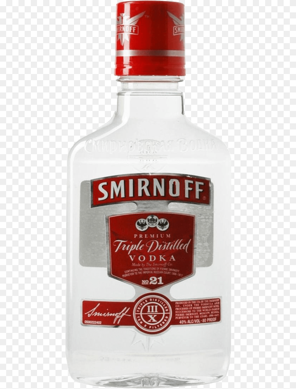 Smirnoff Red 80 Proof Vodka, Alcohol, Beverage, Liquor, Gin Png
