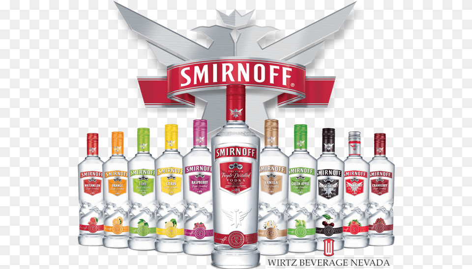 Smirnoff Vodka 175 L Bottle, Alcohol, Beverage, Liquor, Cosmetics Free Transparent Png