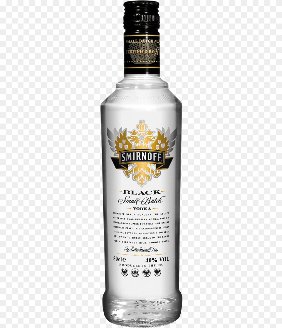 Smirnoff Vodka Black Label No Smirnoff Black, Alcohol, Beverage, Liquor, Gin Png