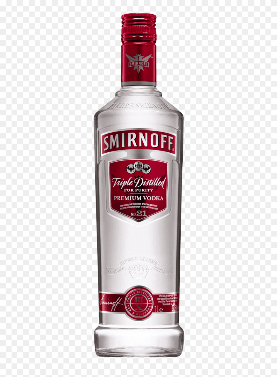 Smirnoff Vodka Transparent, Alcohol, Beverage, Gin, Liquor Png Image