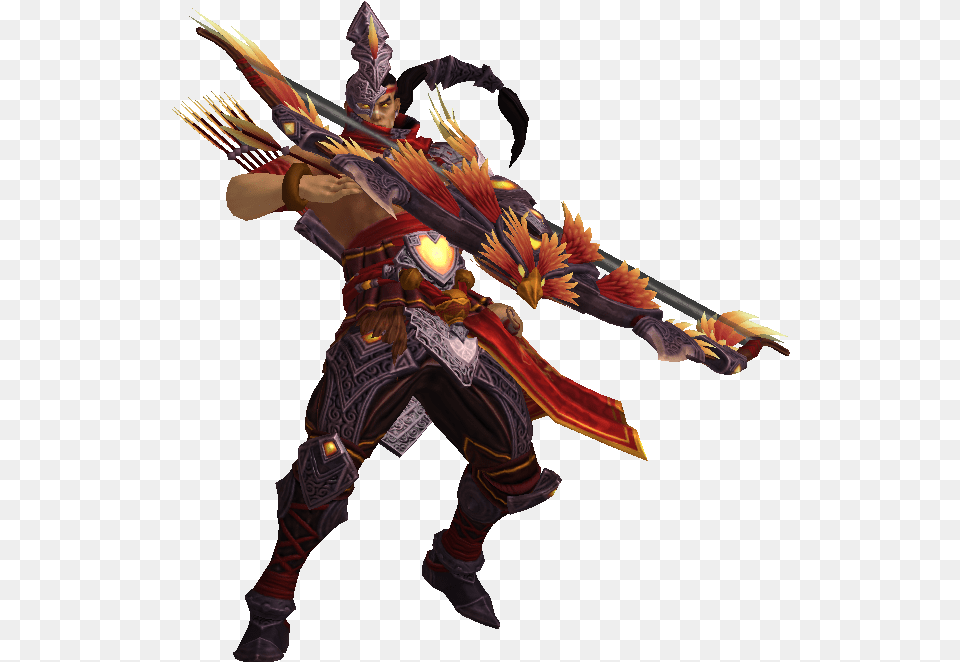 Smite God Archer Smite Hou Yi, Adult, Female, Person, Woman Free Png