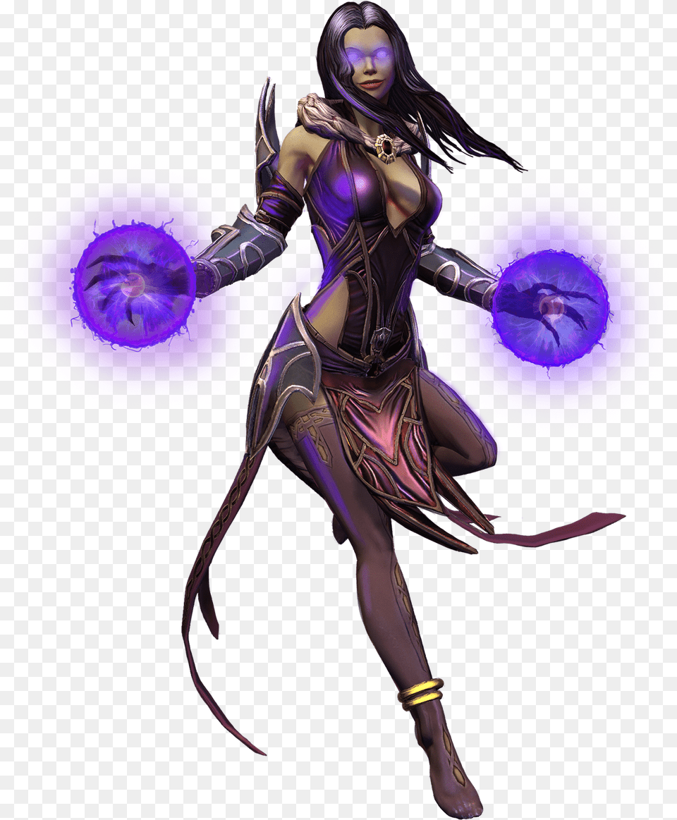 Smite Goddess Smite, Purple, Adult, Person, Female Free Transparent Png