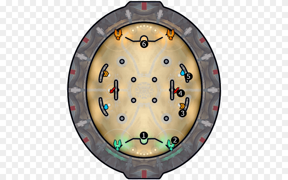 Smite Map Circle, Clock, Wall Clock Png Image