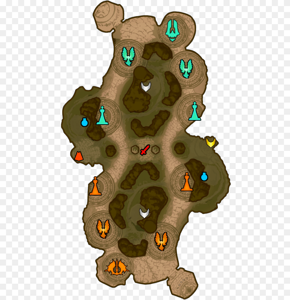 Smite Old Clash Map Free Transparent Png