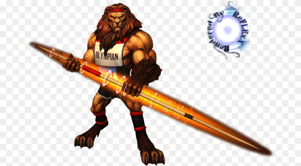 Smite Pic Smite Anhur Render, Spear, Weapon, Blade, Dagger Free Transparent Png