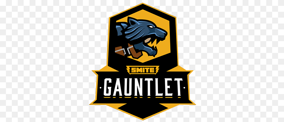 Smite Pro Leagueseason Americaspring Gauntlet, Logo, Symbol, Badge, Bulldozer Png Image