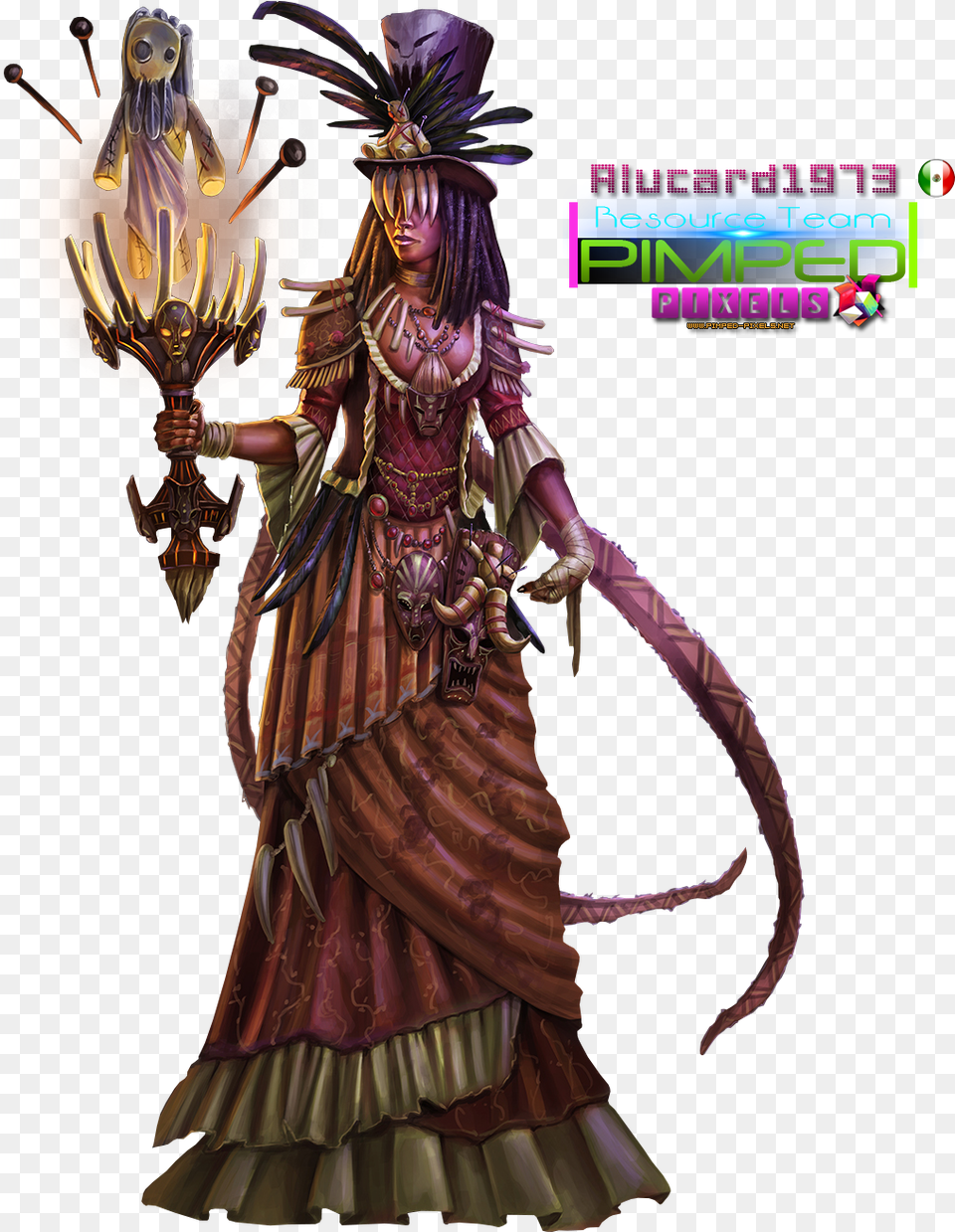 Smite Voodoo Nox Action Figure, Adult, Wedding, Person, Female Free Transparent Png