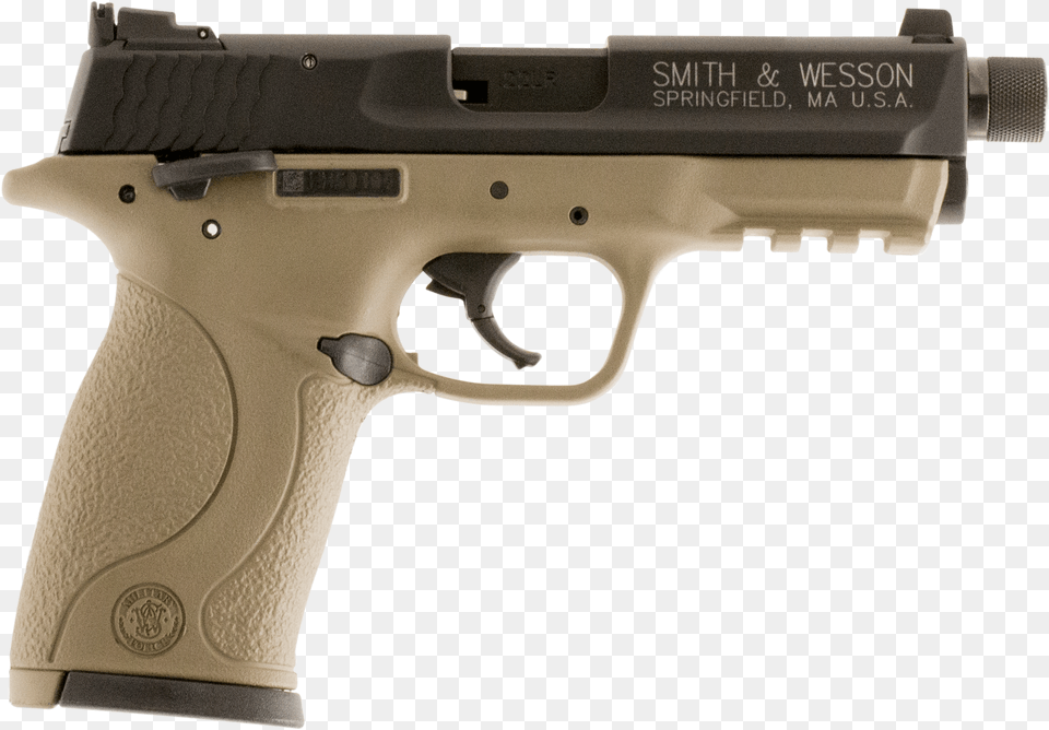 Smith And Wesson Mampp Smith And Wesson 40 Tan, Firearm, Gun, Handgun, Weapon Png