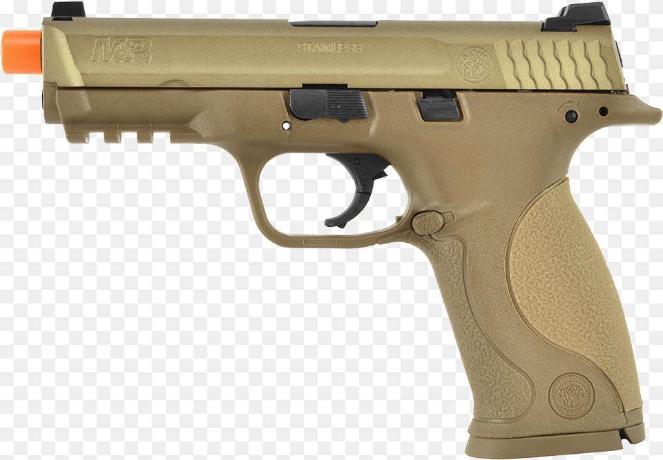 Smith And Wesson Mampp9 Airsoft, Firearm, Gun, Handgun, Weapon Png Image