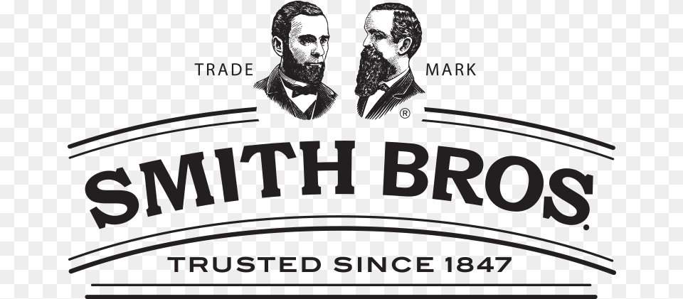 Smith Brothers Cough Drops, Adult, Advertisement, Male, Man Png Image