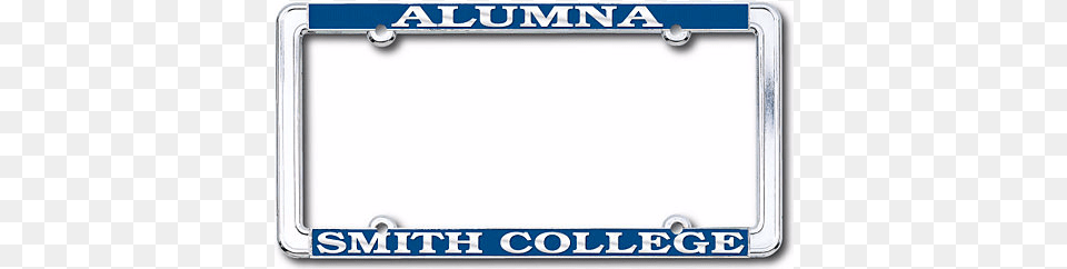 Smith College License Plate Frame, License Plate, Transportation, Vehicle, White Board Png