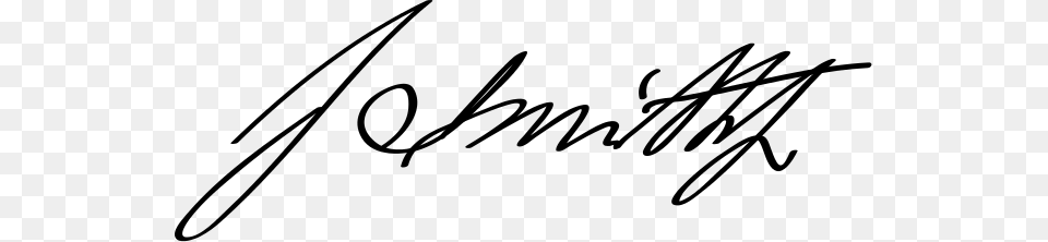 Smith Jr Signature, Gray Free Png Download