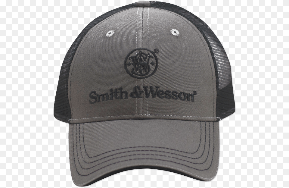 Smith U0026 Wesson Black Space Dyed 2 Tone Logo Hat Cap New Smith And Wesson Hat Gray, Baseball Cap, Clothing, Accessories, Bag Free Png