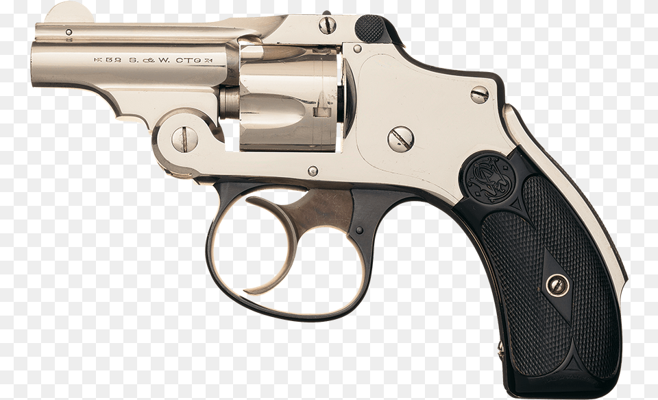 Smith Wesson Safety Hammerless 38 1 1 2 Hd Download Revolver, Firearm, Gun, Handgun, Weapon Png