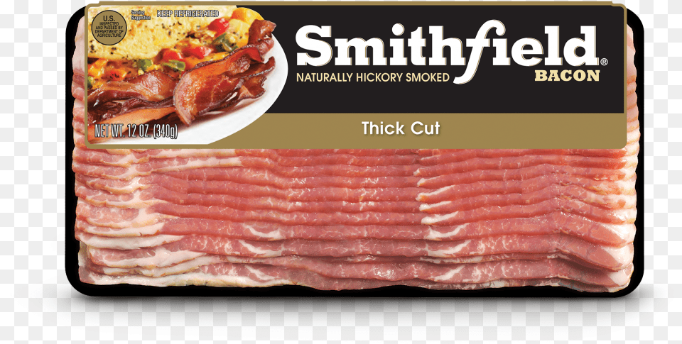 Smithfield Bacon 16 Oz, Food, Meat, Pork Free Transparent Png