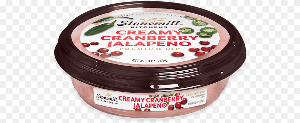 Smk Creamy Cranberry Jalapeno Angle Jalapeno Cream Cheese Cranberry, Dessert, Food, Yogurt, Disk Free Transparent Png