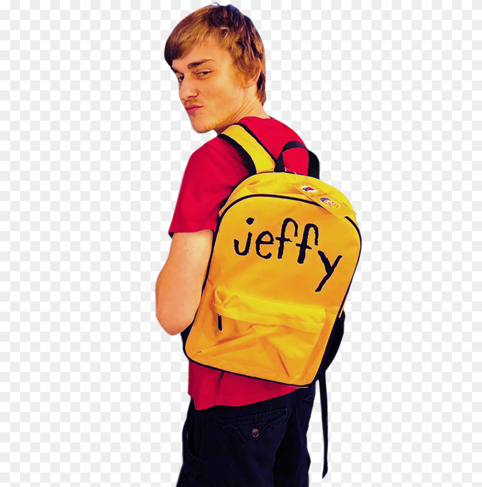 Sml Merch Jeffy Backpack Sml Merch Backpack, Bag, Boy, Child, Male Png