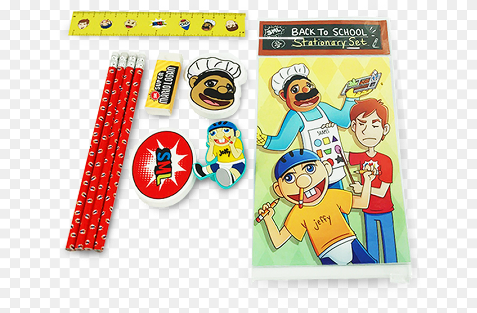Sml School Kit Sml Back To School, Baby, Person, Book, Comics Png Image