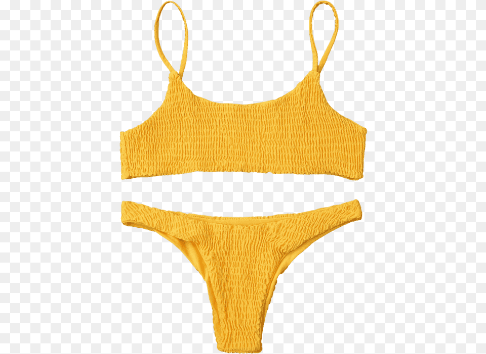 Smocked Bikini Top And Bottoms, Clothing, Swimwear, Underwear, Lingerie Png