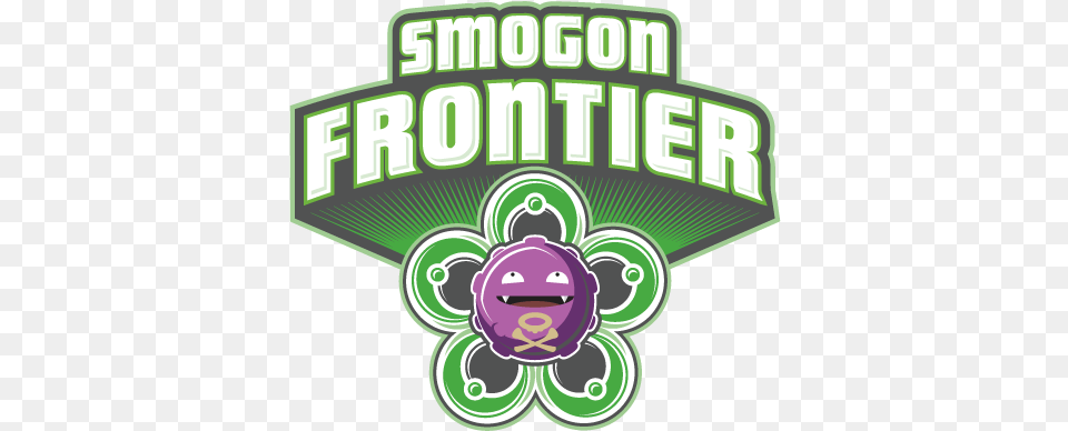 Smogon Frontier Koffing Logo Pokemon Logo Adobe Illustrator Smogon Logo, Sticker, Badge, Purple, Symbol Free Png Download