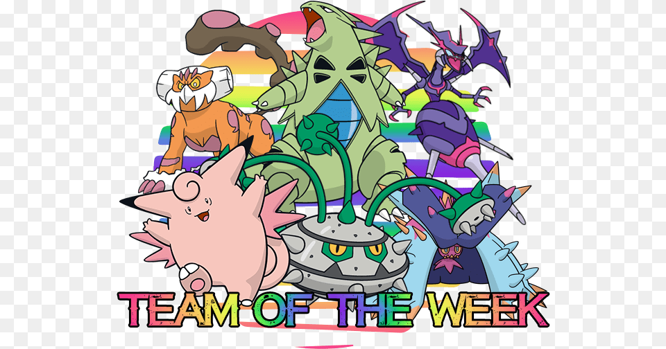Smogon University Pokemon Team Of The Week, Publication, Comics, Book, Art Free Png Download