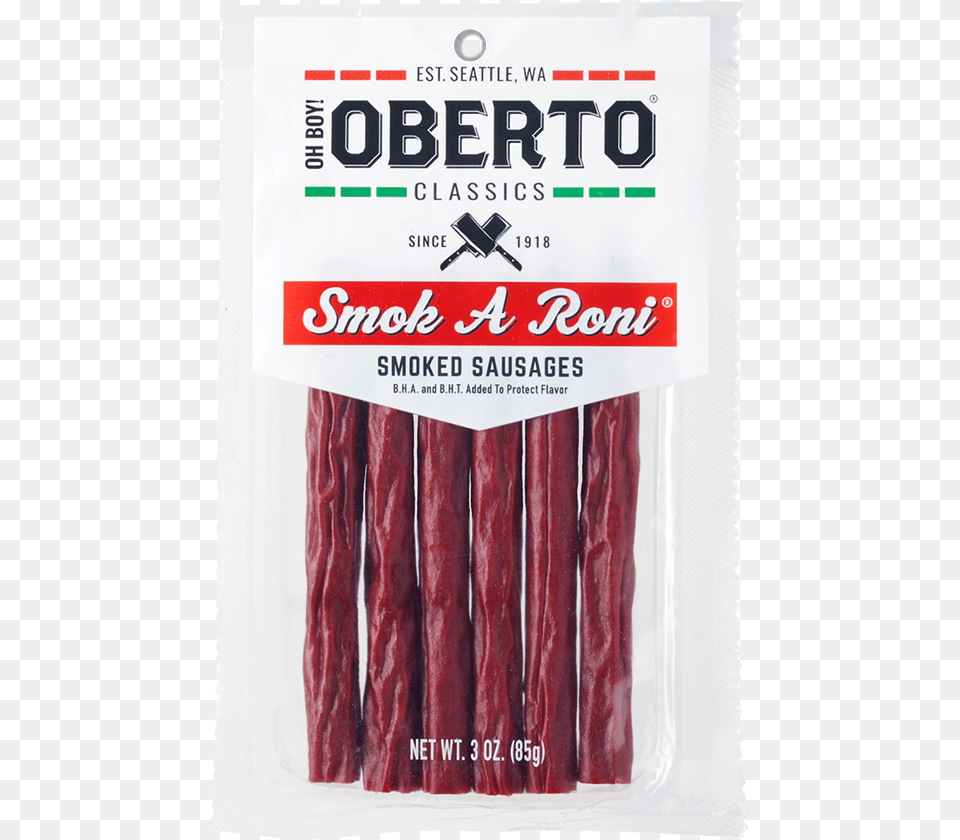Smok A Roni U2014 Oberto Oberto Smoked Sausage Sticks, Food Free Png Download
