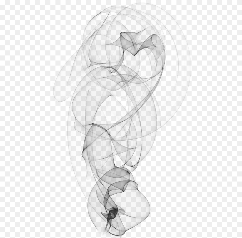 Smoke Black Abstract Pattern Magic Magicsmoke Awesom Sketch, Gray Free Transparent Png