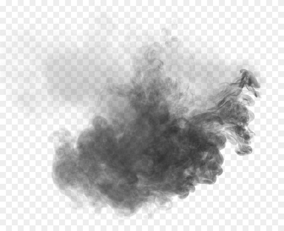 Smoke Black Negative Fog Spooky Cool Effects, Gray Free Png