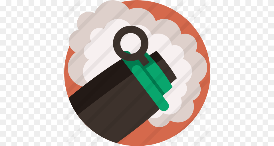 Smoke Bomb Weapons Icons Illustration, Dynamite, Weapon Free Png