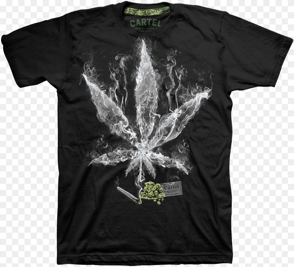 Smoke Clouds Tee2 Original Weed Leaf Smoke, Clothing, T-shirt, Shirt Free Png