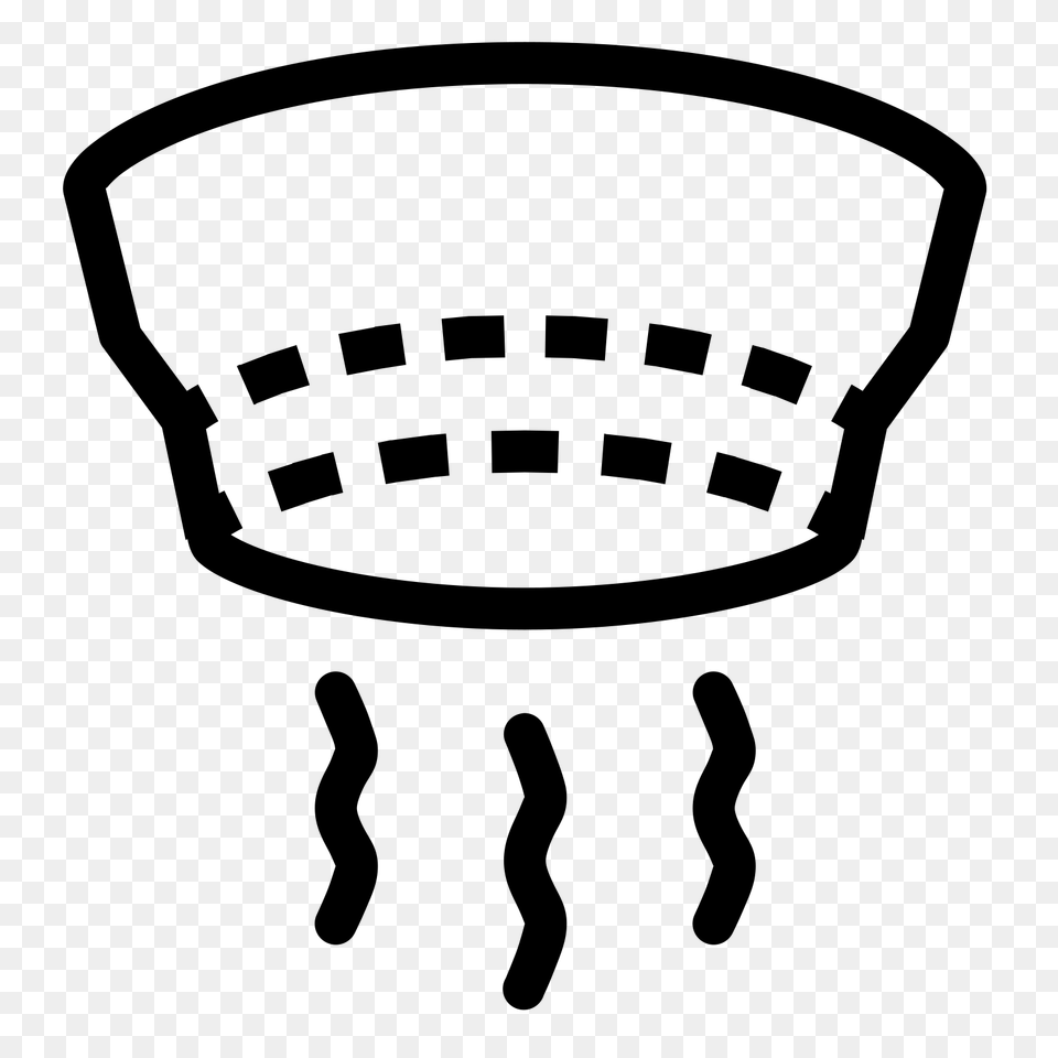 Smoke Detector, Gray Png